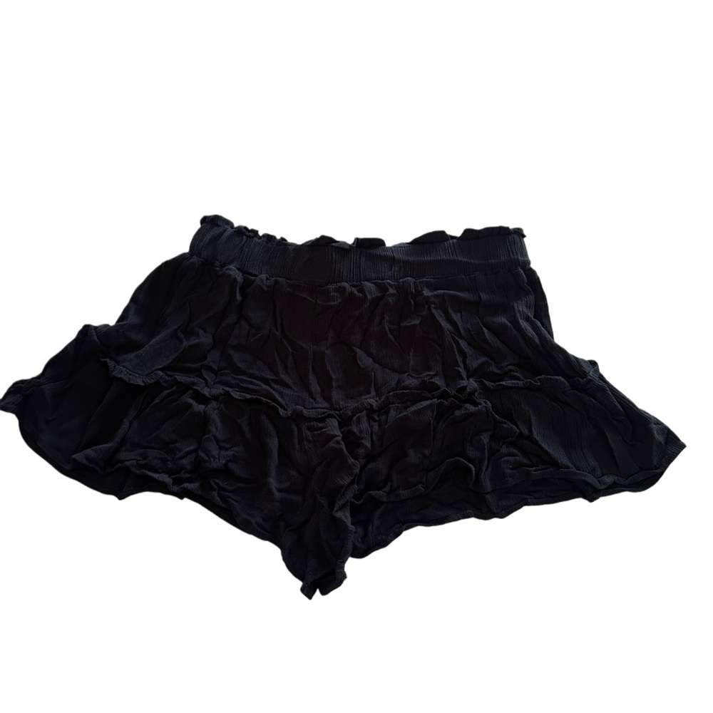 Vanilla Star Black Ruffled Skorts